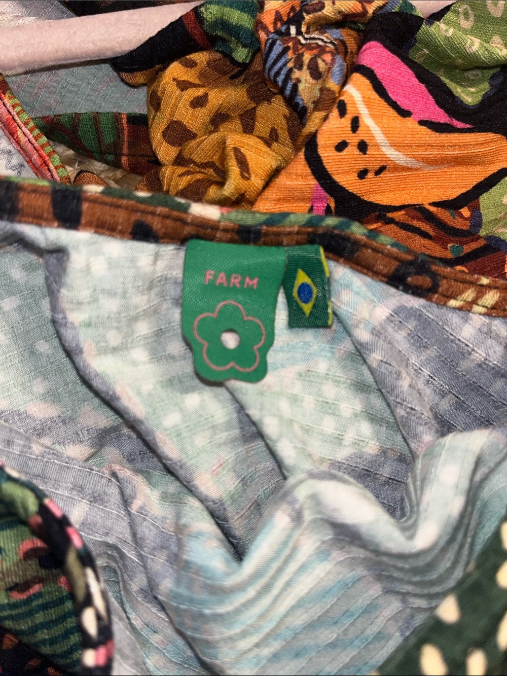 Farm Rio GG X-Large Colorful Tropical Print Maxi Dress - Picture 6 of 9